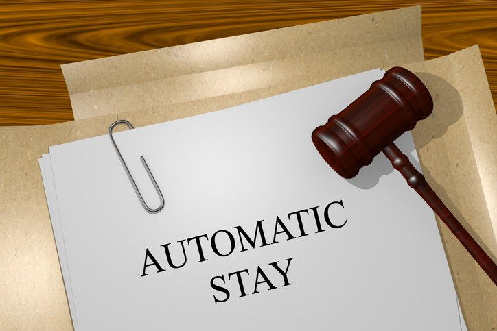AUTOMATIC STAY Title On Legal Documents